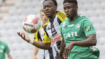 © Michael Kristen Mahamadou Diarra (Wattens) and George Bello (LASK)