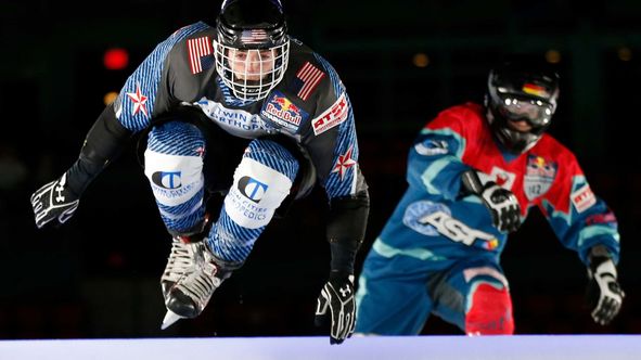 Das Bild zeigt Tyler Witty (USA) und Luca Engler (GER).