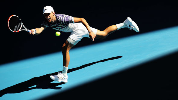 Bild zeigt Dominic Thiem (AUT)