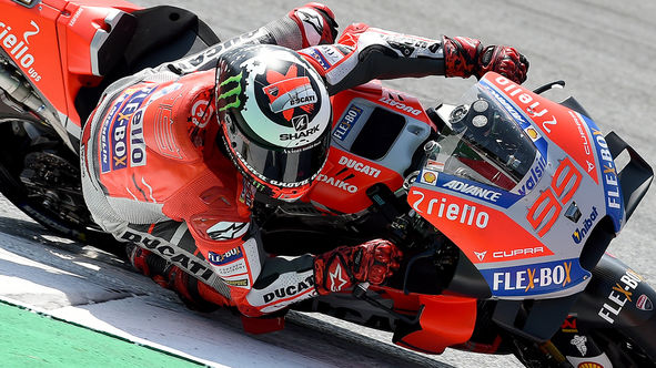 Bild zeigt Jorge Lorenzo (ESP/ Ducati)