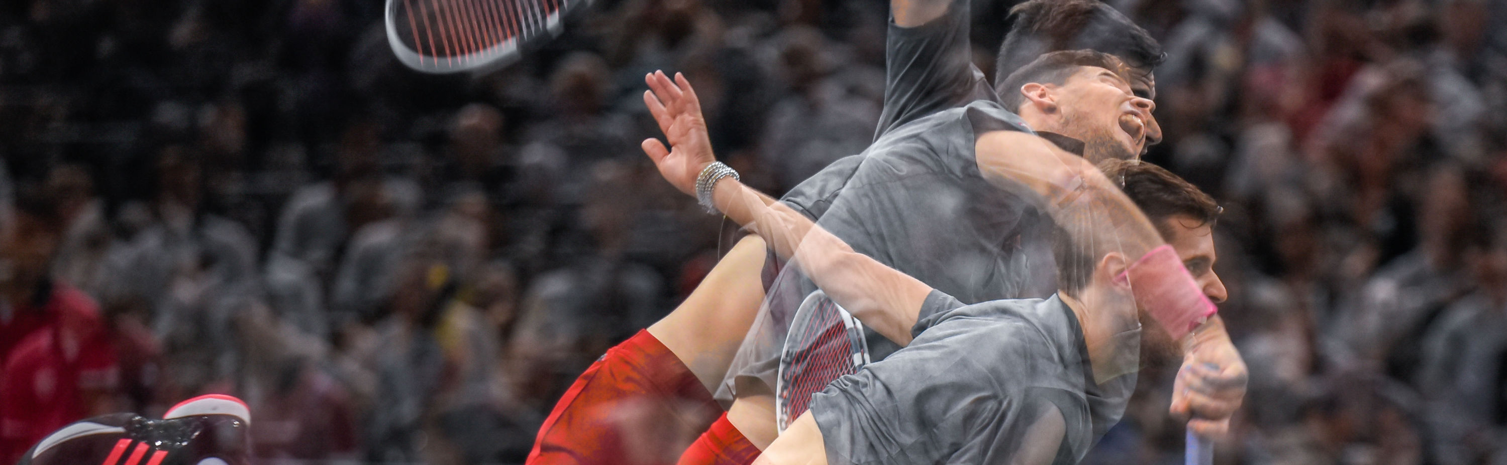 Bild zeigt Dominic Thiem (AUT).